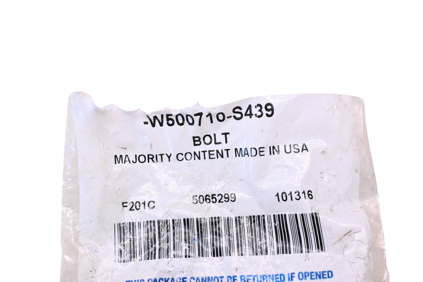 New OEM Ford W500710-S439 Motor Mount Bolts Qty 2 NOS