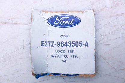 New OEM Ford E2TZ-9843505-A Cylinder & Key Assembly Kit NOS