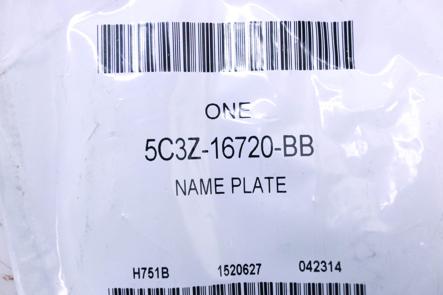 New OEM Ford 5C3Z-16720-BB F-550 Lariat Super Duty Nameplate NOS