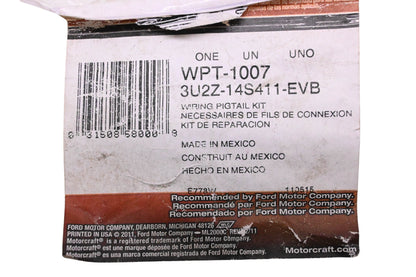 New OEM Motorcraft WPT-1007, 3U2Z-14S411-EVB Headlamp Connector Wiring Pigtail Kit NOS