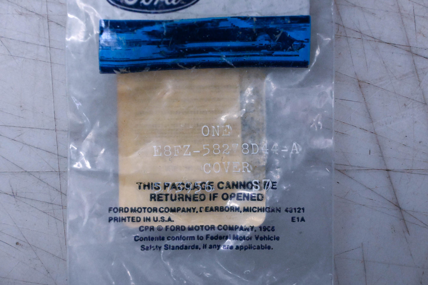 New OEM Ford E8FZ-58278D44-A Body Latch Cover NOS