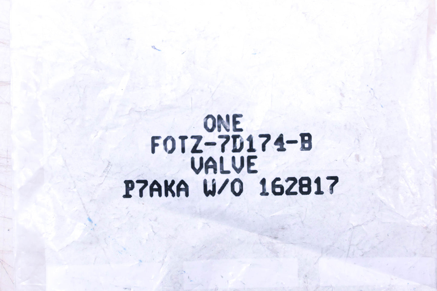 New OEM Ford FOTZ-7D174-B Converter Drainback Check Valve NOS