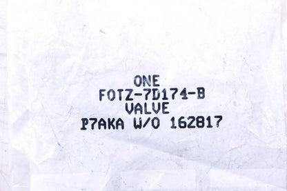 New OEM Ford FOTZ-7D174-B Converter Drainback Check Valve NOS