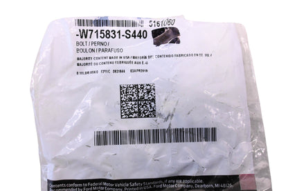 New OEM Ford W715831-S440, 5161060 Oil Cooler Tube Assembly Bolts Qty 2 NOS