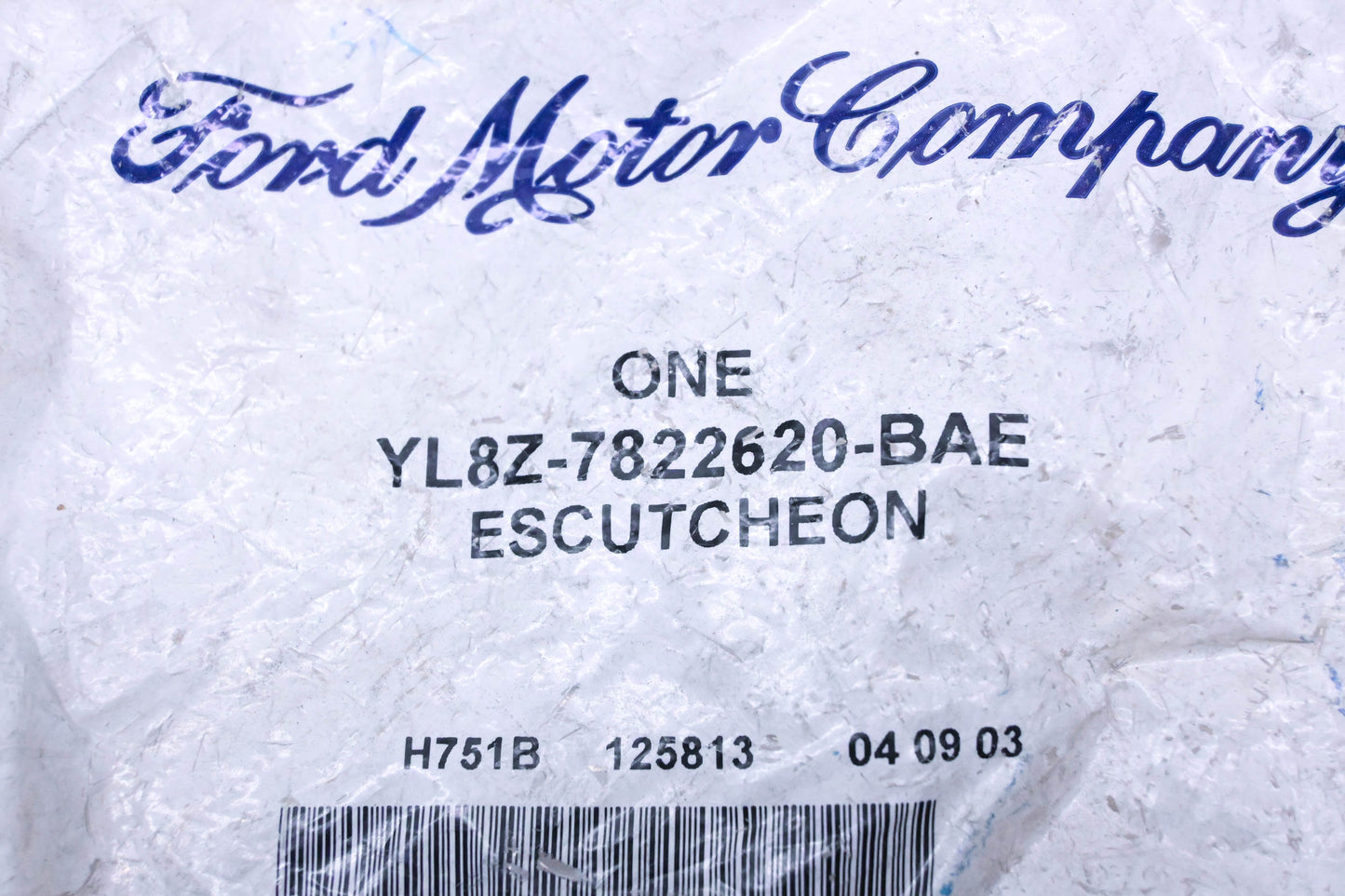 New OEM Ford YL8Z-7822620-BAE Interior Door Handle Escutcheon NOS
