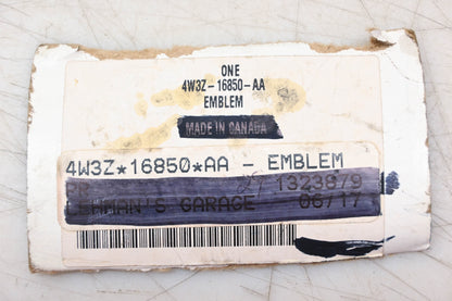 New OEM Ford 4W3Z-16850-AA Mercury Hood Emblem Assembly NOS