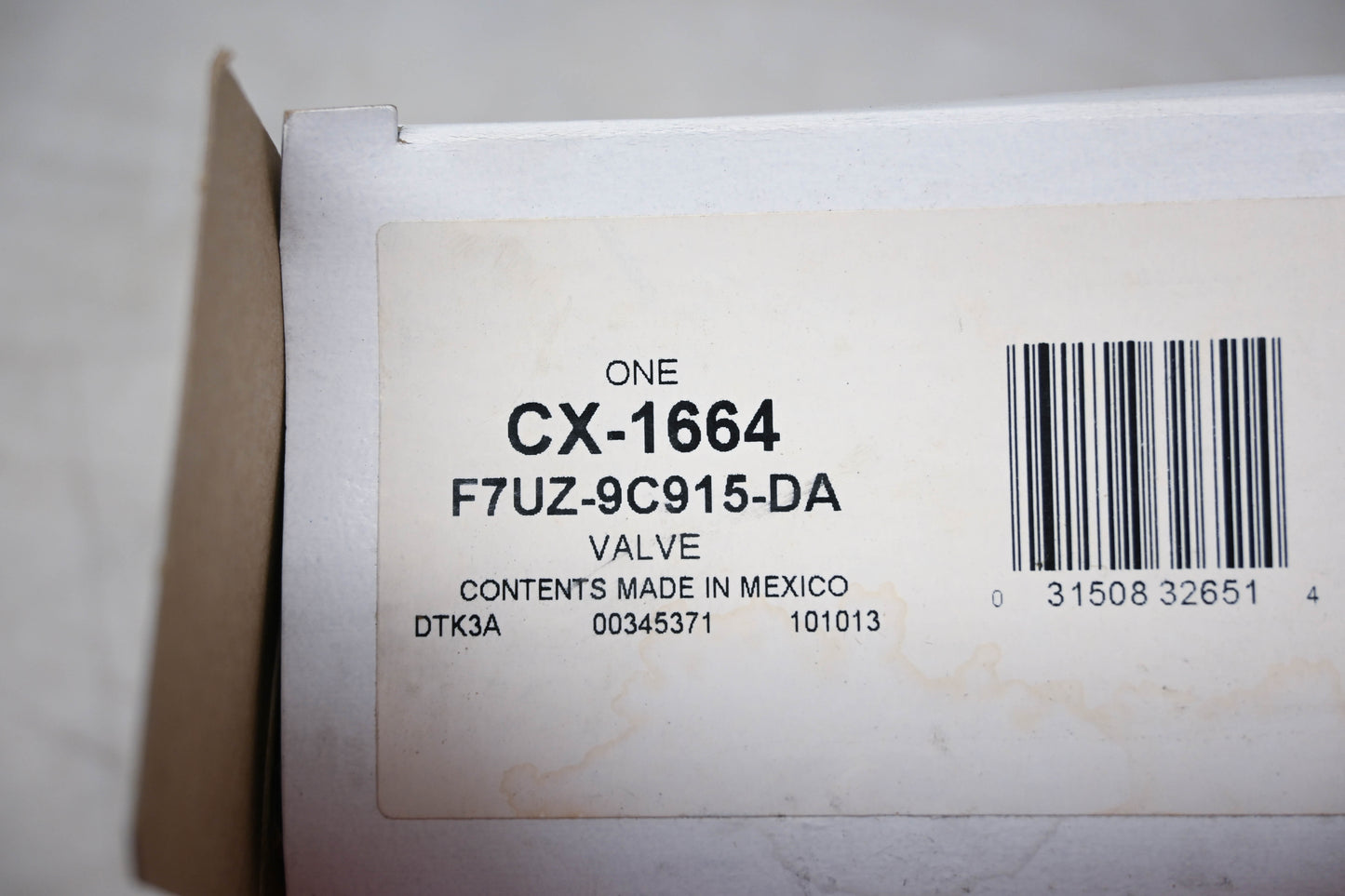 New OEM Motorcraft CX-1664, F7UZ-9C915-DA Vapor Canister Purge Valve Assembly NOS