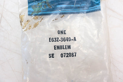 New OEM Ford E63Z-3649-A Steering Wheel Emblem NOS