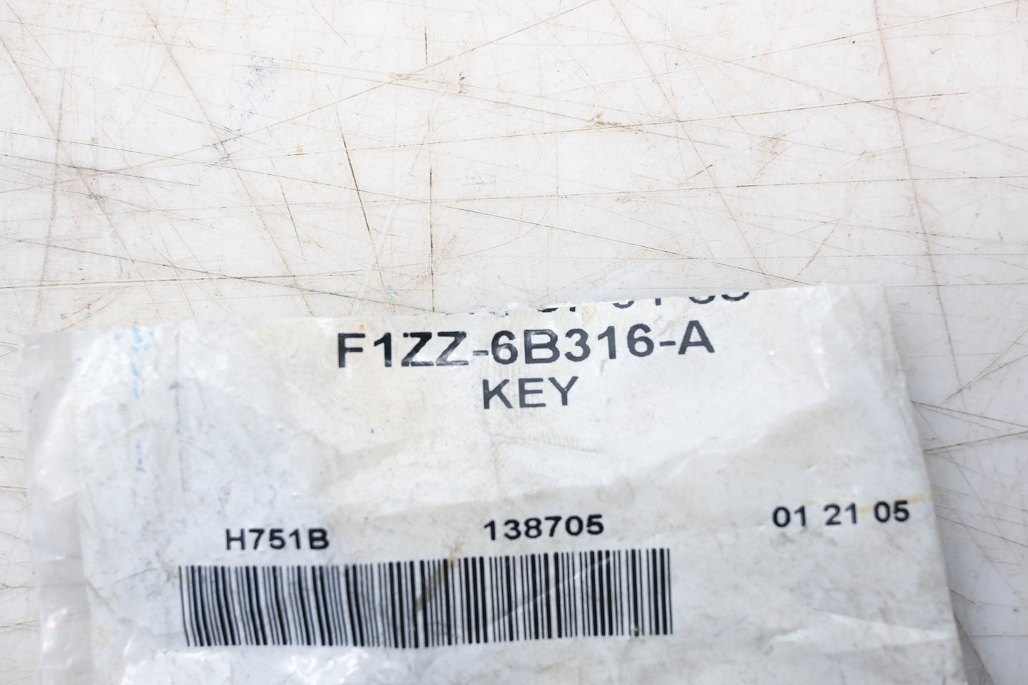 New OEM Ford F1ZZ-6B316-A Key NOS