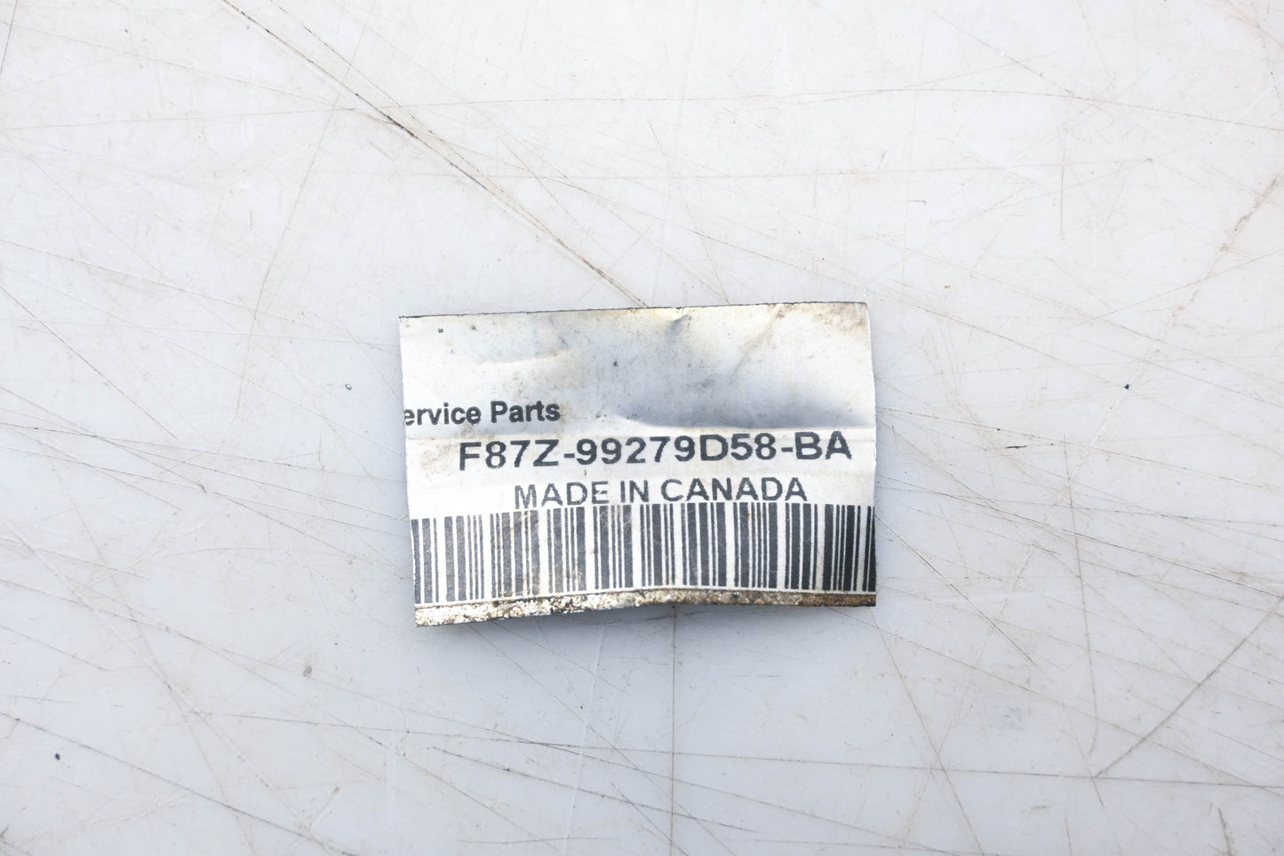 New OEM Ford F87Z-99279D58-BA Rear Bed Tie Down Hook Reinforcement NOS
