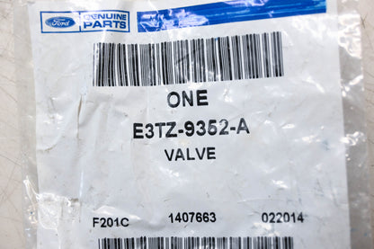 New OEM Ford E3TZ-9352-A Valve Assembly NOS