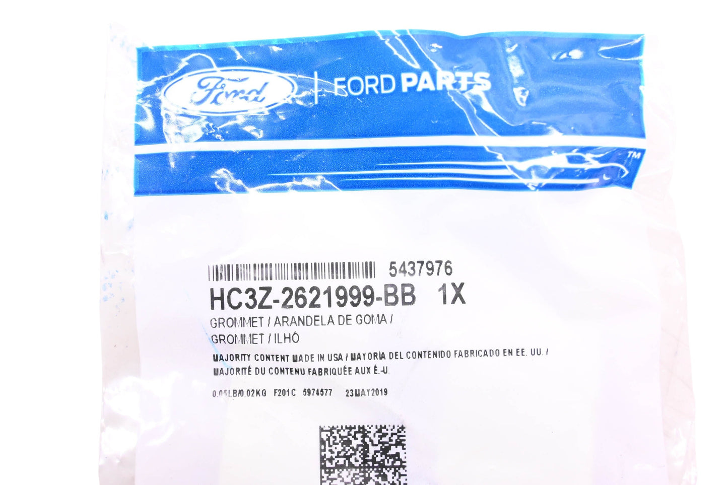 New OEM Ford HC3Z-2621999-BB, 5437976 Interior Door Grommet NOS