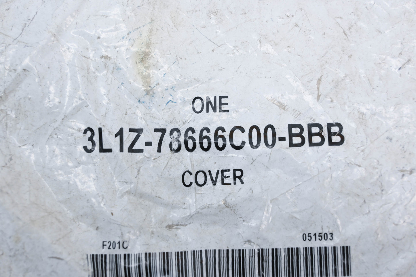 New OEM Ford 3L1Z-78666C00-BBB Seat Track Cover NOS