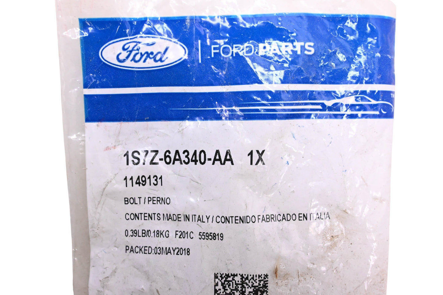 New OEM Ford 1S7Z-6A340-AA, 1149131 Lock Bolt & Washer Assembly NOS