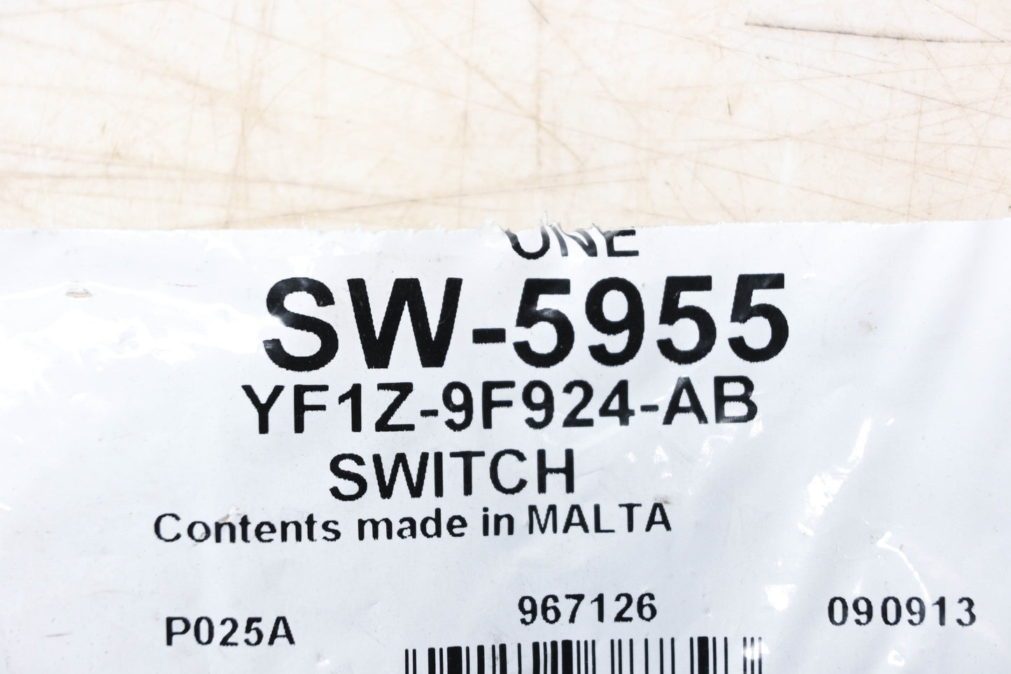New OEM Motorcraft SW-5955, YF1Z-9F924-AB Cruise Control Cut-Out Switch Assembly NOS