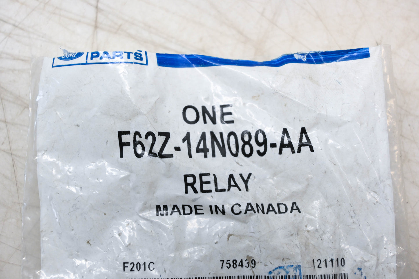 New OEM Ford F62Z-14N089-AA Engine Cooling Fan Motor Relay Assembly NOS