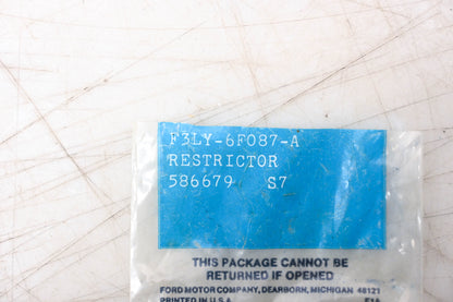 New OEM Ford F3LY-6F087-A Restrictor NOS