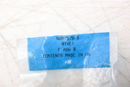 New OEM Ford N807578-S Retainers/ Rivets Qty 6 NOS