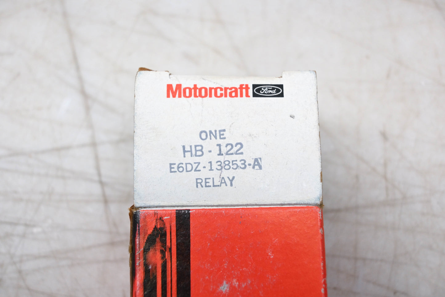 New OEM Motorcraft HB-122, E6DZ-13853-A Horn Relay & Bracket Assembly NOS
