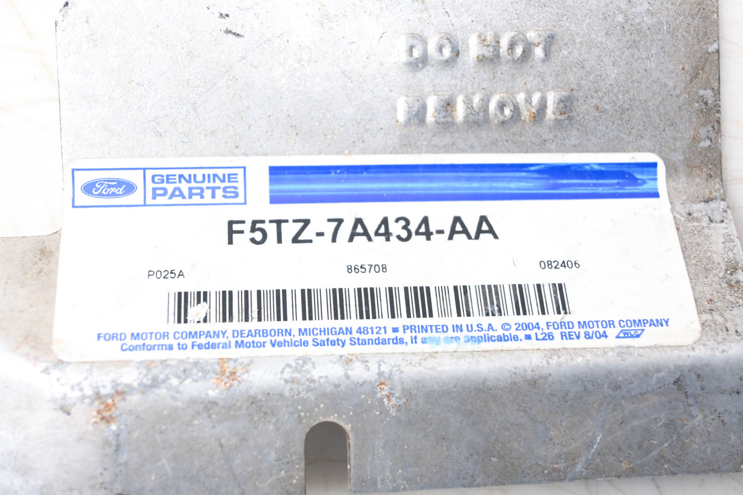 New OEM Ford F5TZ-7A434-AA Shield NOS