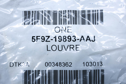 New OEM Ford 5F9Z-19893-AAJ Grey Dashboard Air Vent/ Louvre Assembly NOS
