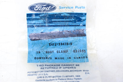 New OEM Ford E4FZ-3B478-B Boot Clamp NOS