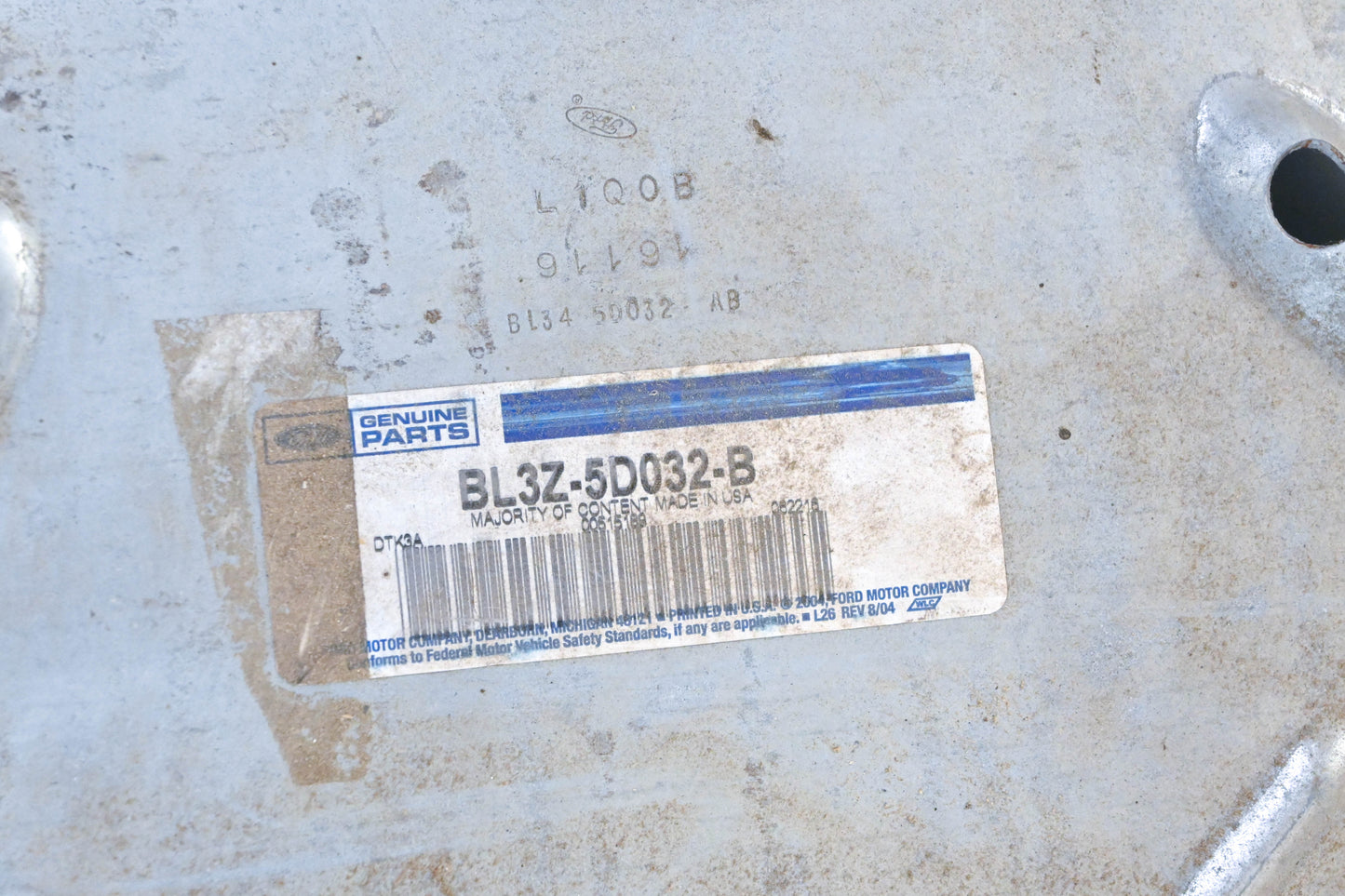 New OEM Ford BL3Z-5D032-B Under Engine Splash Shield Assembly NOS