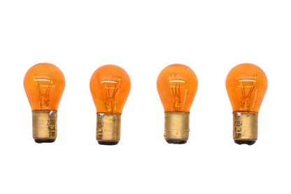 New OEM Ford E6YY13466A, 2357NA Amber Exterior Light Bulbs Qty 4 NOS