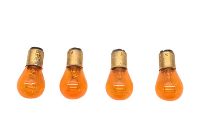 New OEM Ford E6YY13466A, 2357NA Amber Exterior Light Bulbs Qty 4 NOS