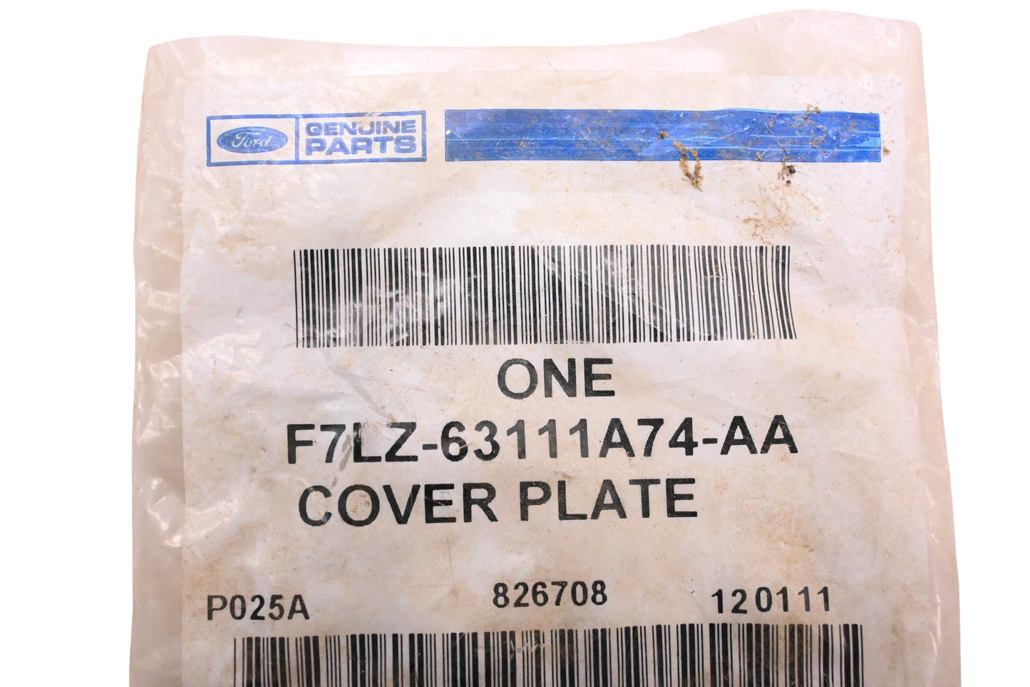 New OEM Ford F7LZ-63111A74-AA Plug Cover Plate NOS