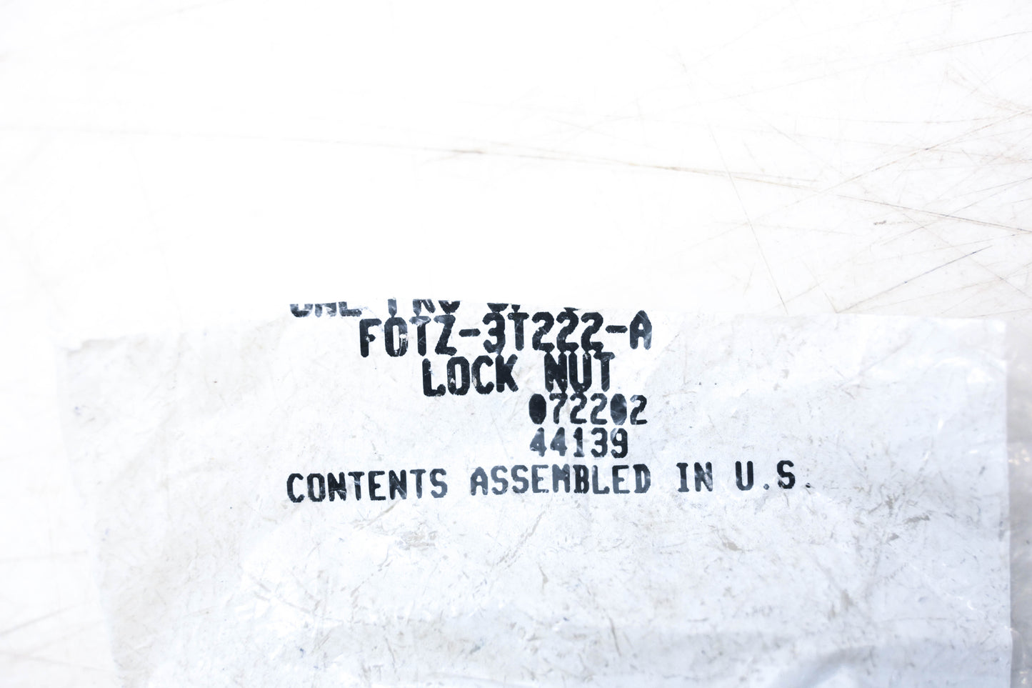 New OEM Ford FOTZ-3T222-A Lock Nut NOS