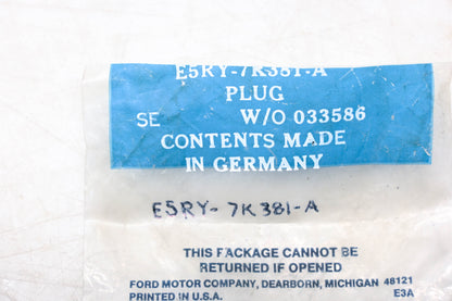 New OEM Ford E5RY-7K381-A Extension Housing Plug NOS