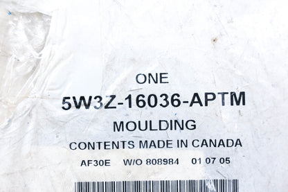 New OEM Ford 5W3Z-16036-APTM Fender Moulding NOS