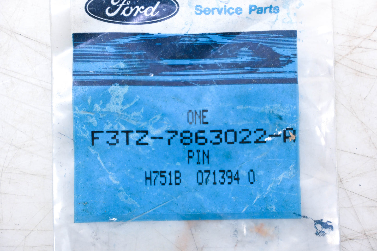 New OEM Ford F3TZ-7863022-A Rear Seat Cushion Pivot Pin NOS