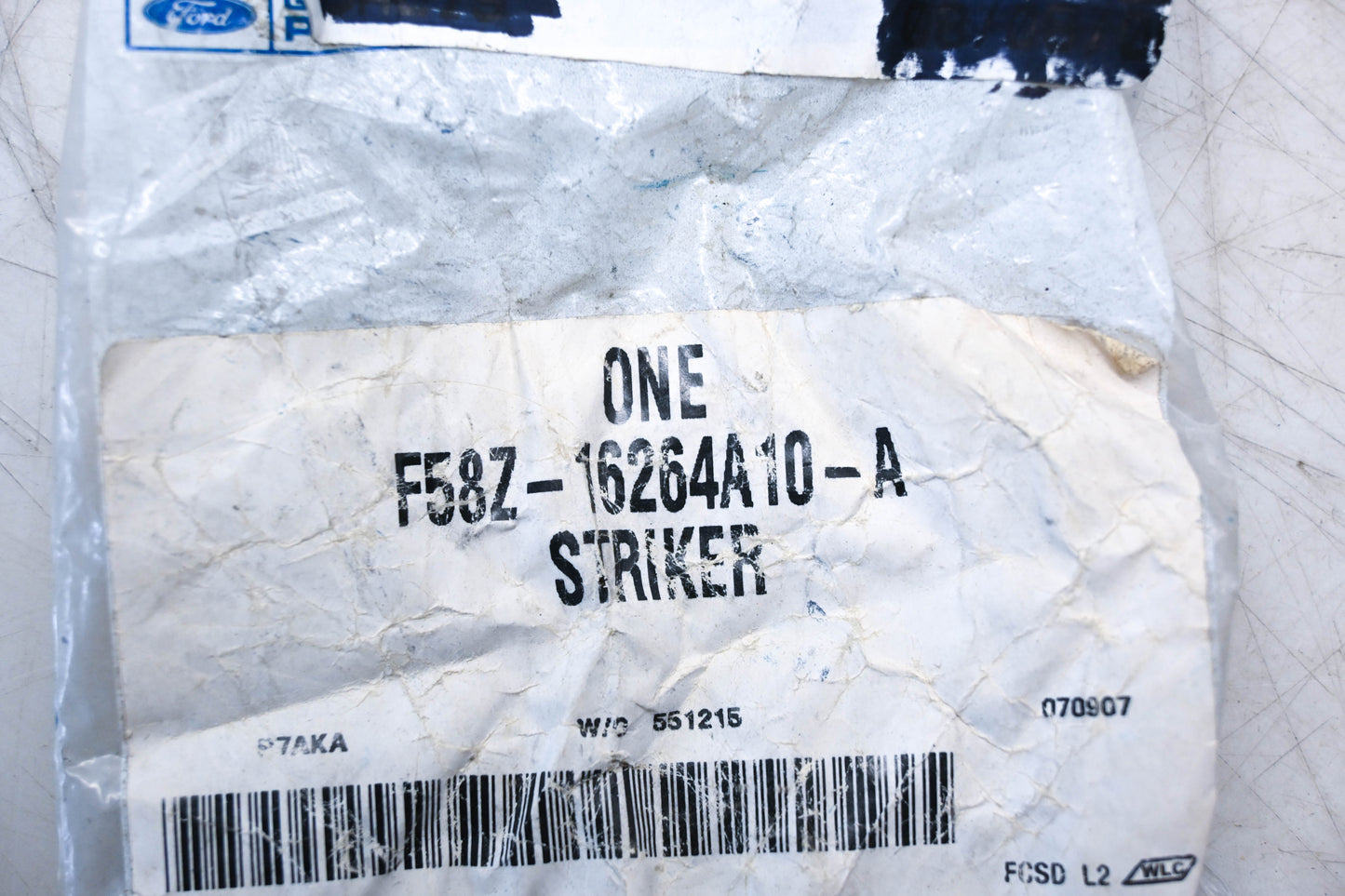 New OEM Ford F58Z-16264A10-A Sliding Door Striker NOS