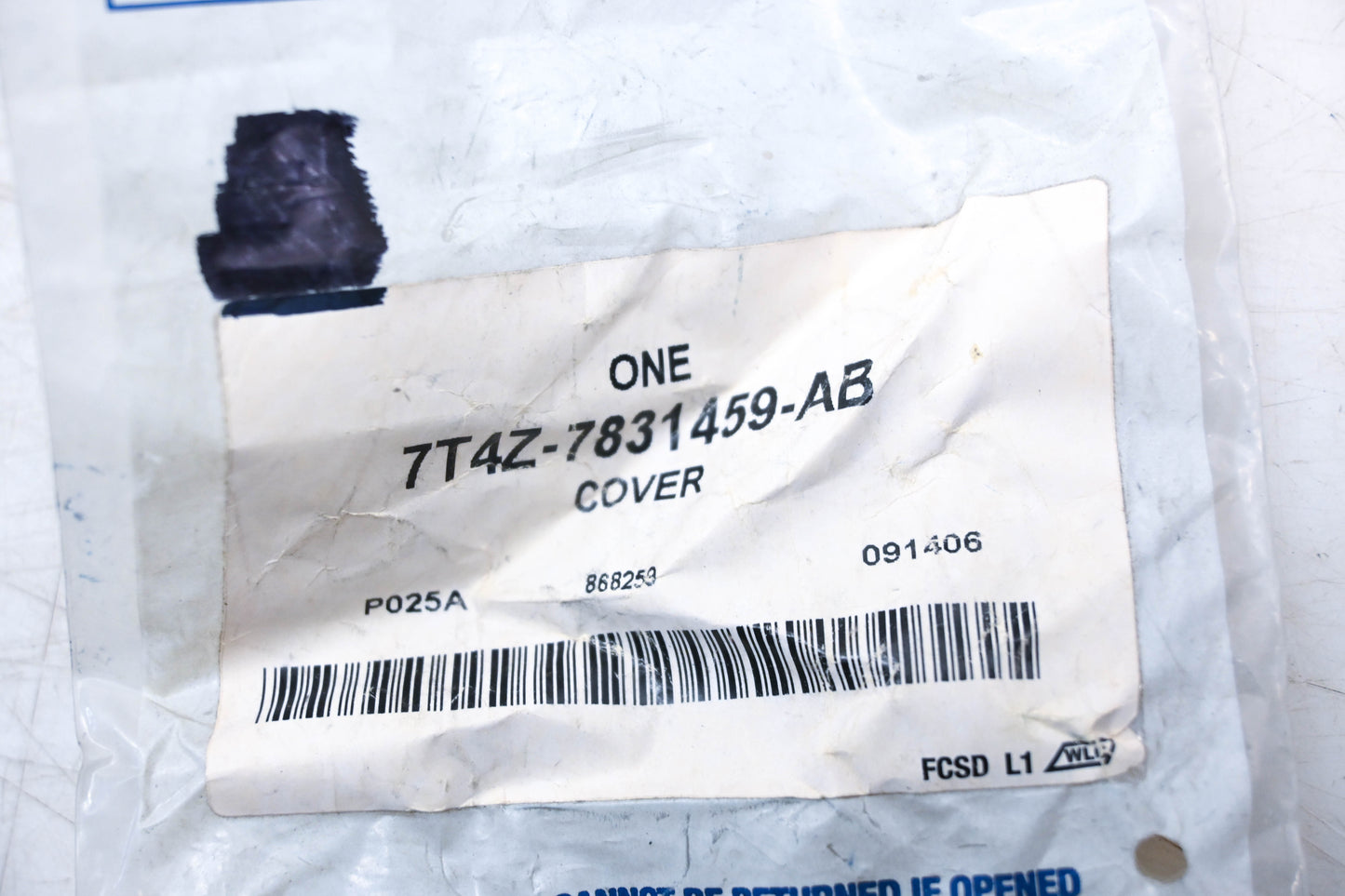 New OEM Ford 7T4Z-7831459-AB Lower Interior Grab Bar Cap NOS