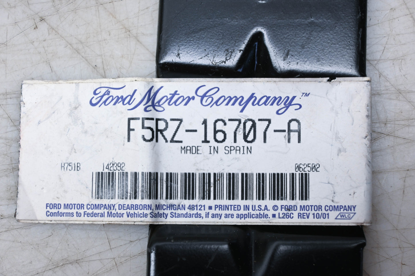 New OEM Ford F5RZ-16707-A Hood Latch Support Bracket NOS