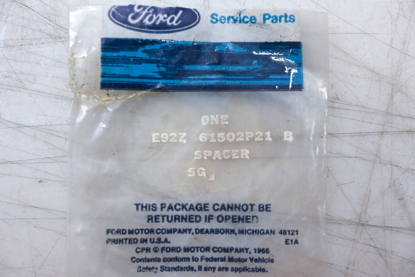 New OEM Ford E92Z-61502P21-B Moon Roof Opening Glass Spacer NOS