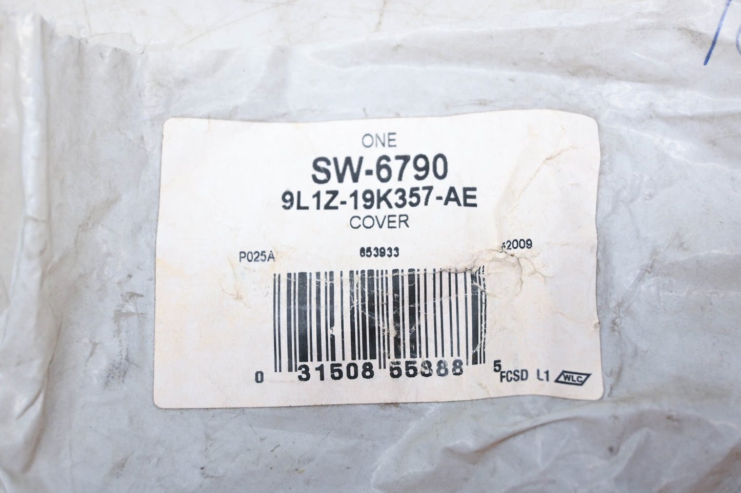 New OEM Motorcraft SW-6790, 9L1Z-19K357-AE Jack Plug Cover NOS