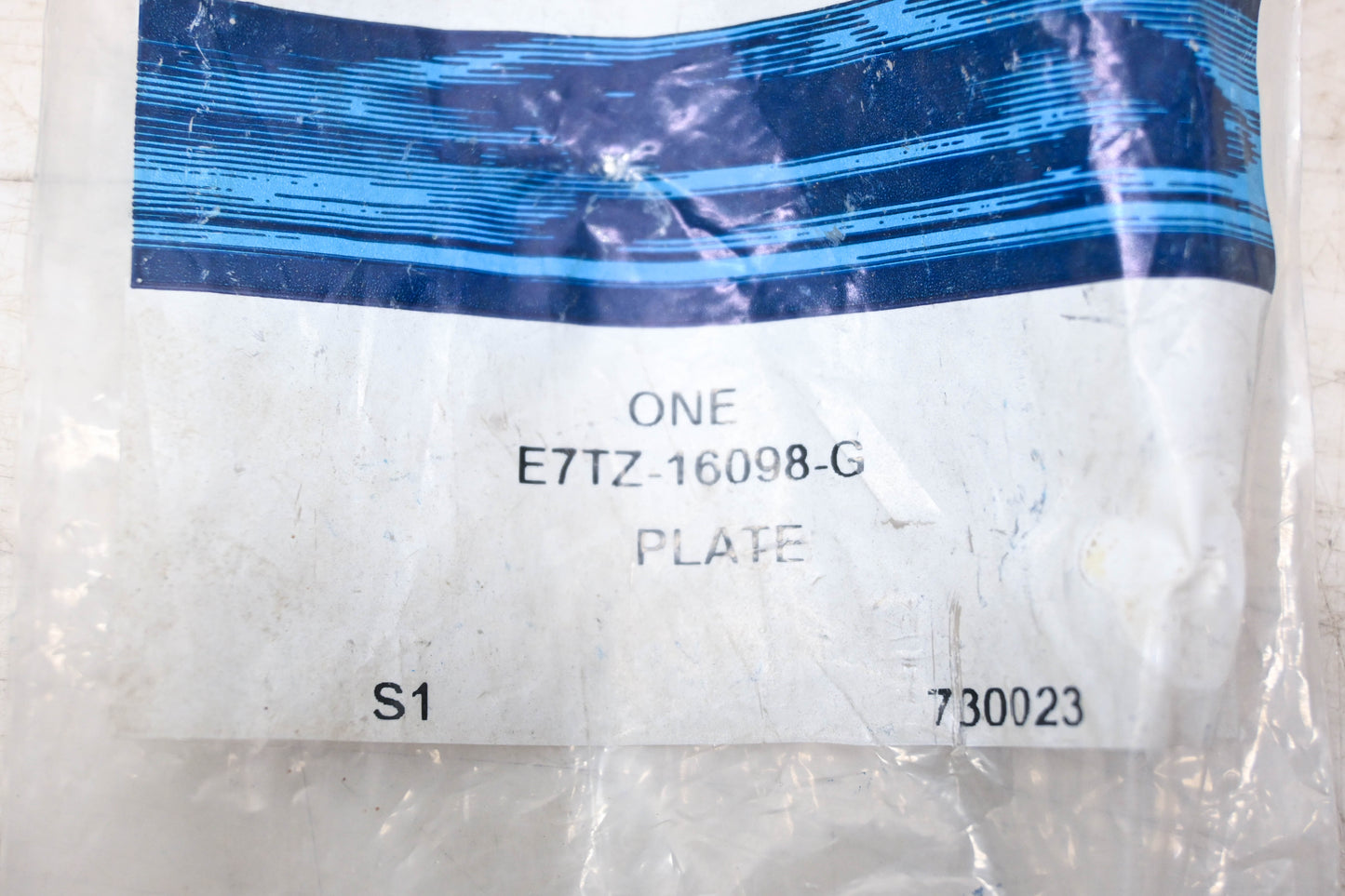 New OEM Ford E7TZ-16098-G Chrome XLT Emblem Nameplate NOS
