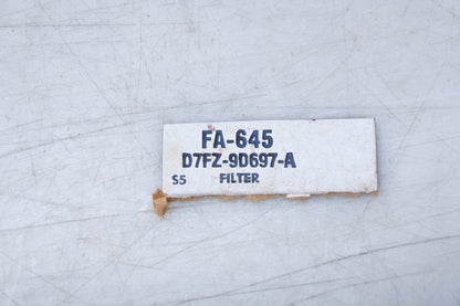 New OEM Motorcraft FA-645, D7FZ-9D697-A Filters Qty 2 NOS