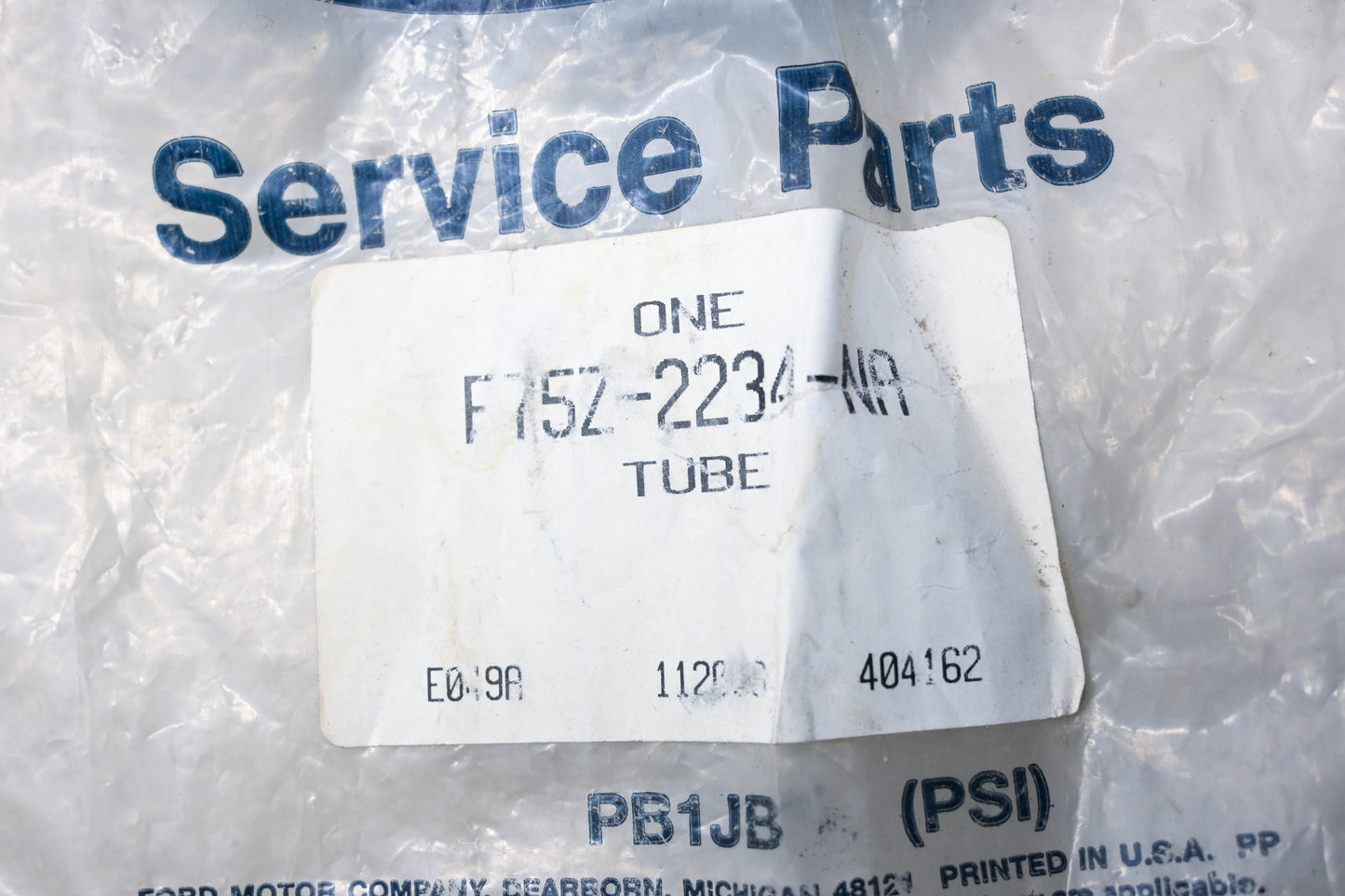New OEM Ford F75Z-2234-NA Brake Tube Assembly NOS