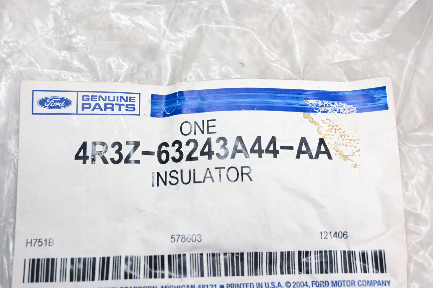 New OEM Ford 4R3Z-63243A44-AA Insulation NOS