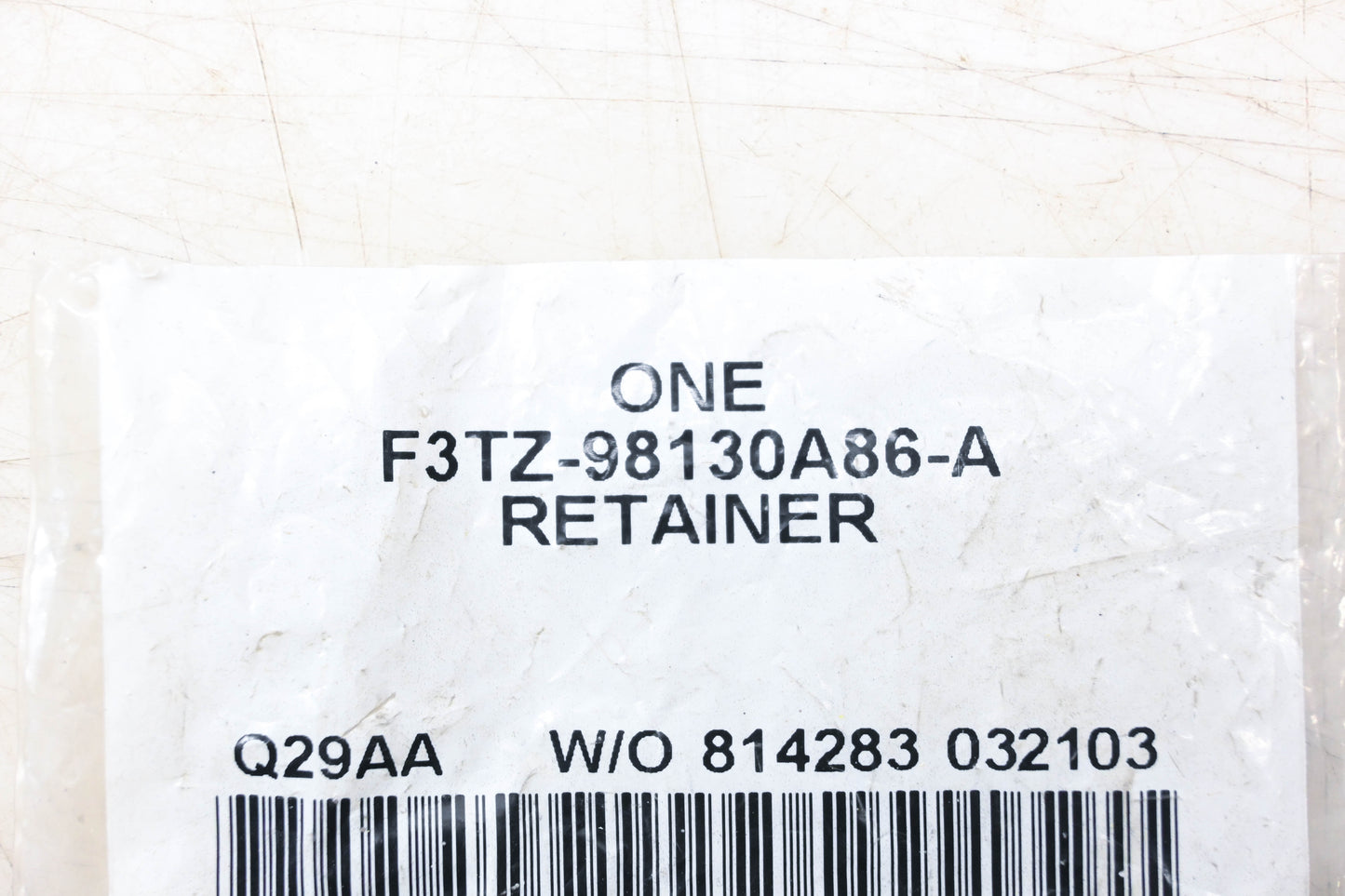 New OEM Ford F3TZ-98130A86-A Floor Mat Retainer Assembly NOS