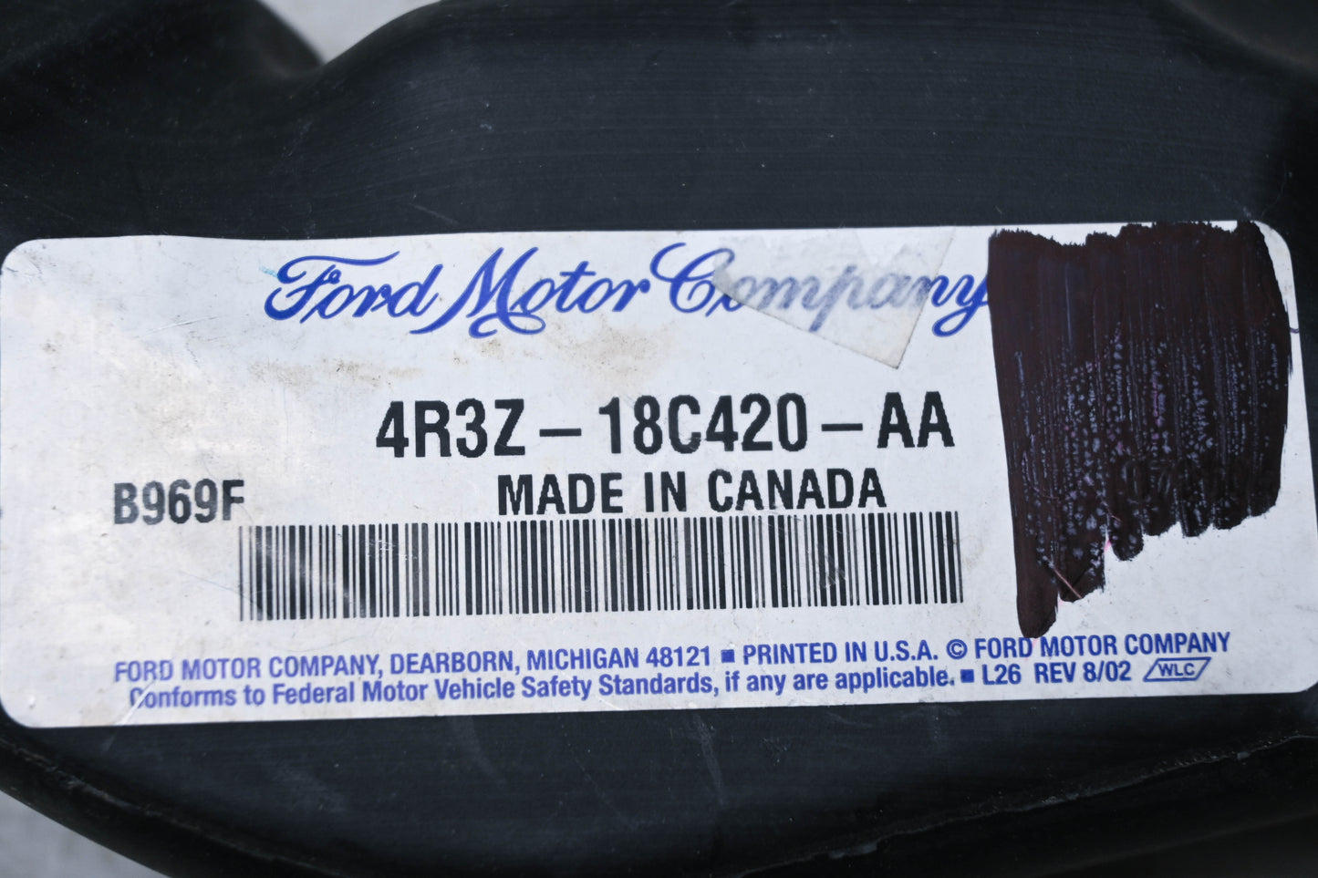 New OEM Ford 4R3Z-18C420-AA Air Duct NOS