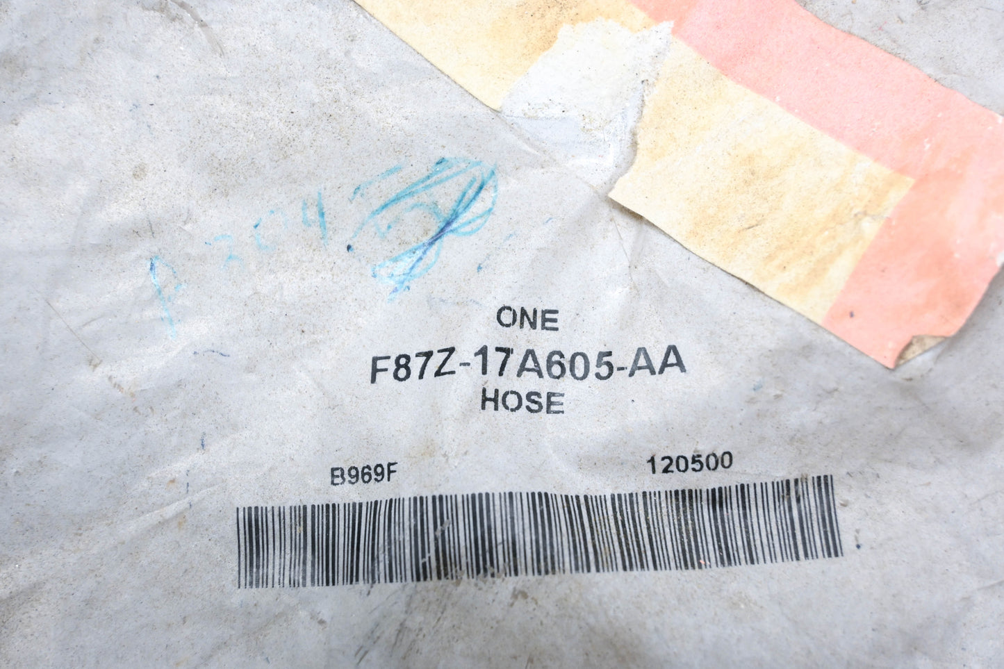 New OEM Ford F87Z-17A605-AA Rear Window Washer Hose Assembly NOS