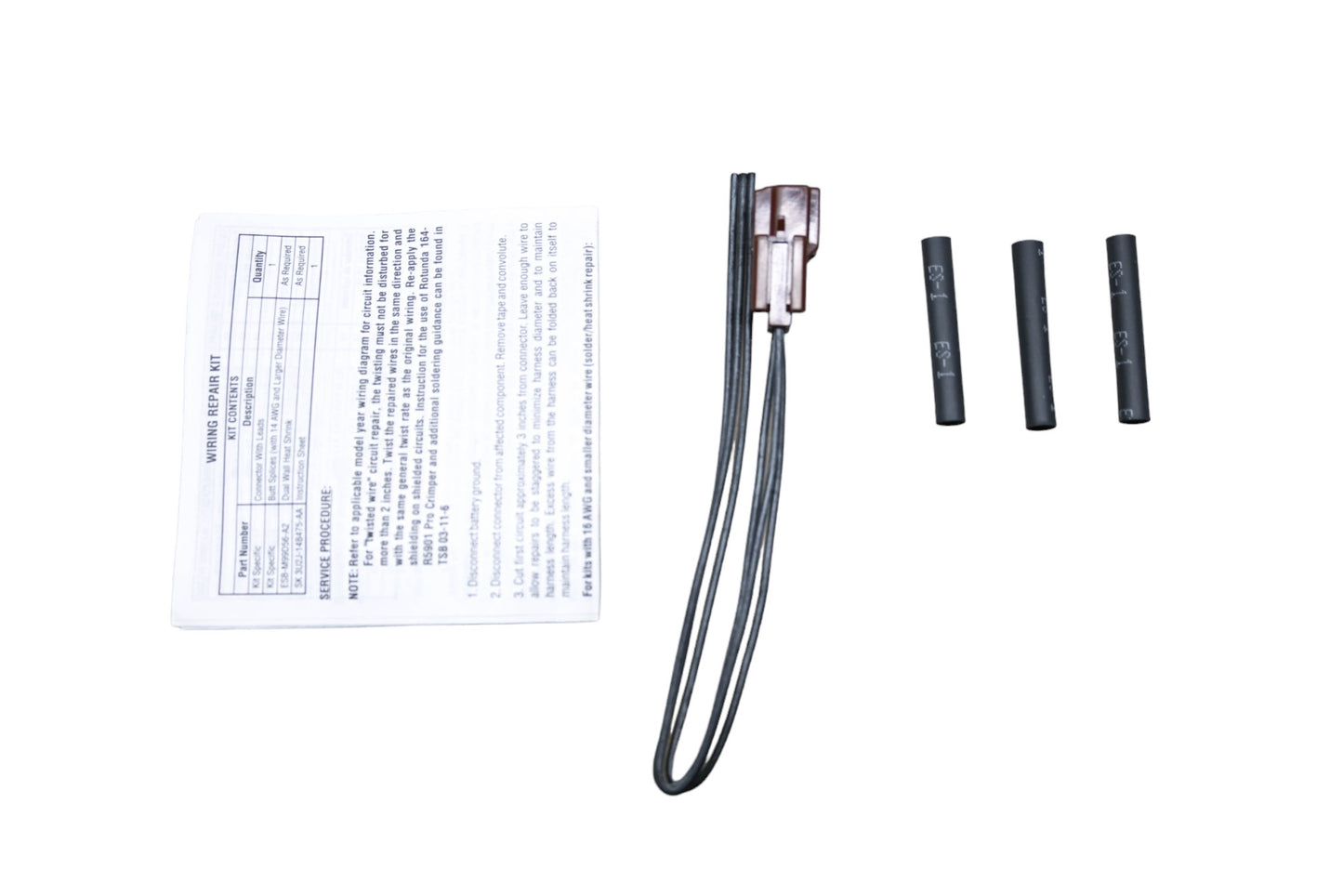 New OEM Motorcraft WPT-723, 3U2Z-14S411-XGA Wiring Pigtail Kit NOS