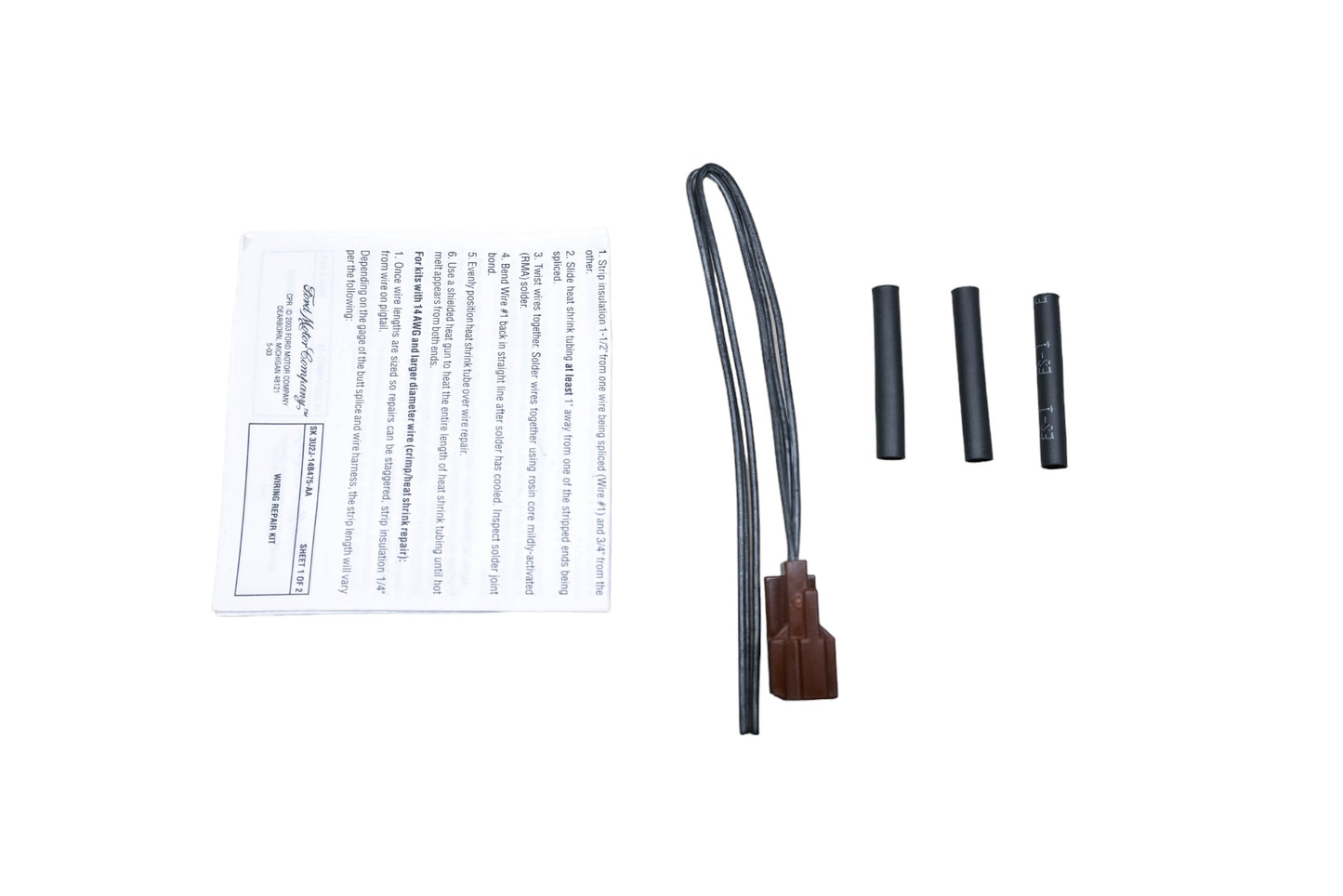 New OEM Motorcraft WPT-723, 3U2Z-14S411-XGA Wiring Pigtail Kit NOS