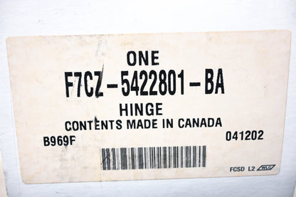 New OEM Ford F7CZ-5422801-BA Left Side Upper Door Hinge Assembly NOS