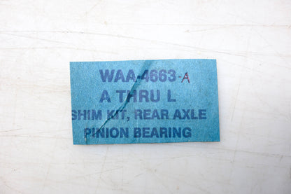 New OEM Ford WAA-4663-A Shim Kit NOS